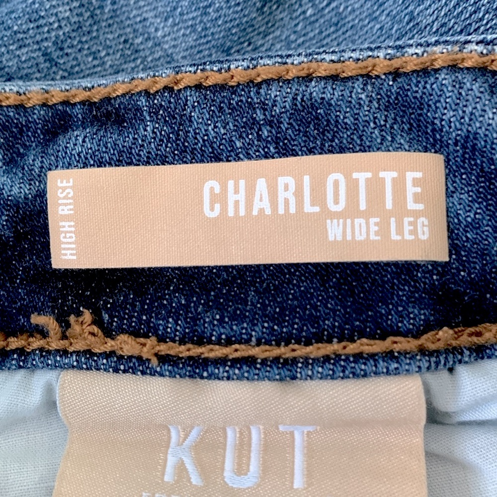 Kut from the Kloth Charlotte Wide Leg High Rise - Picture 13 of 16